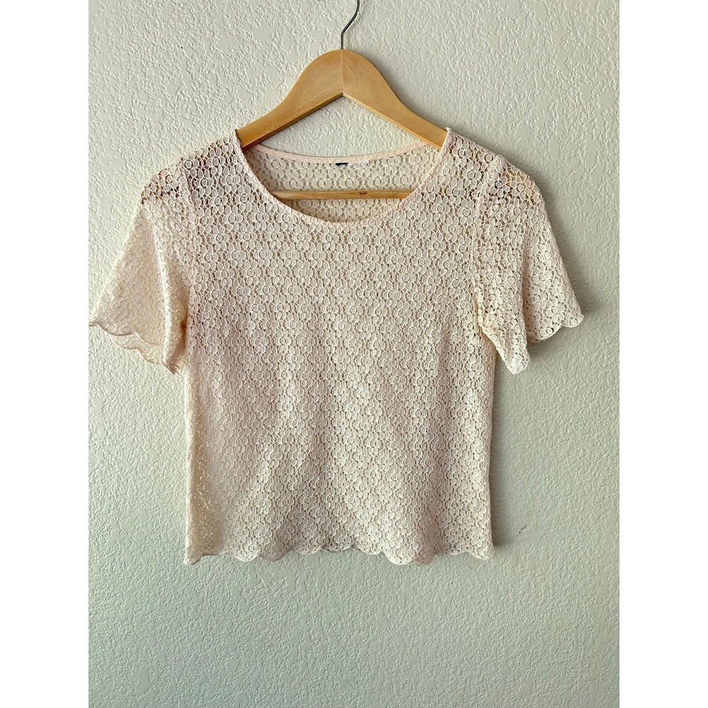 Rosé Garden Lace Top